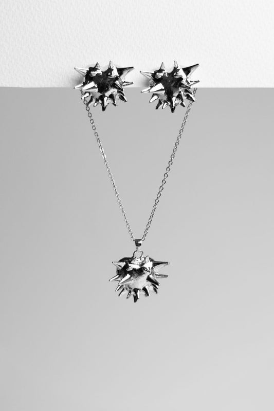 Doomed Heart Necklace & Earrings Bundle, Save ££!!