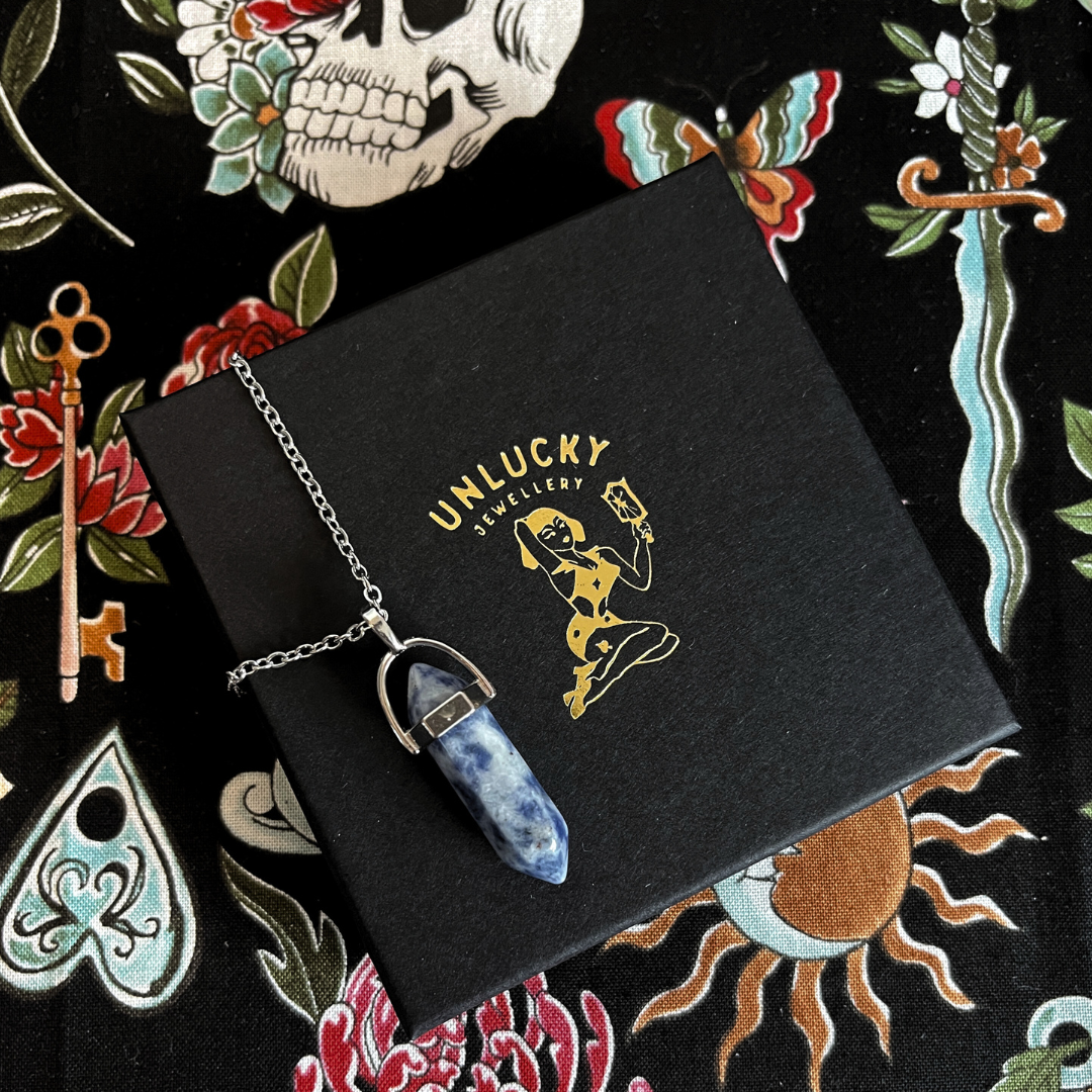 Truth Teller - Sodalite Necklace – Pendant for Healing, Intuition & Clarity