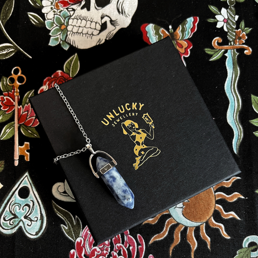 Truth Teller - Sodalite Necklace – Pendant for Healing, Intuition & Clarity