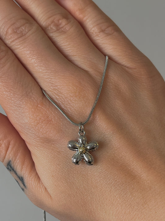 90's Bubble Daisy Necklace