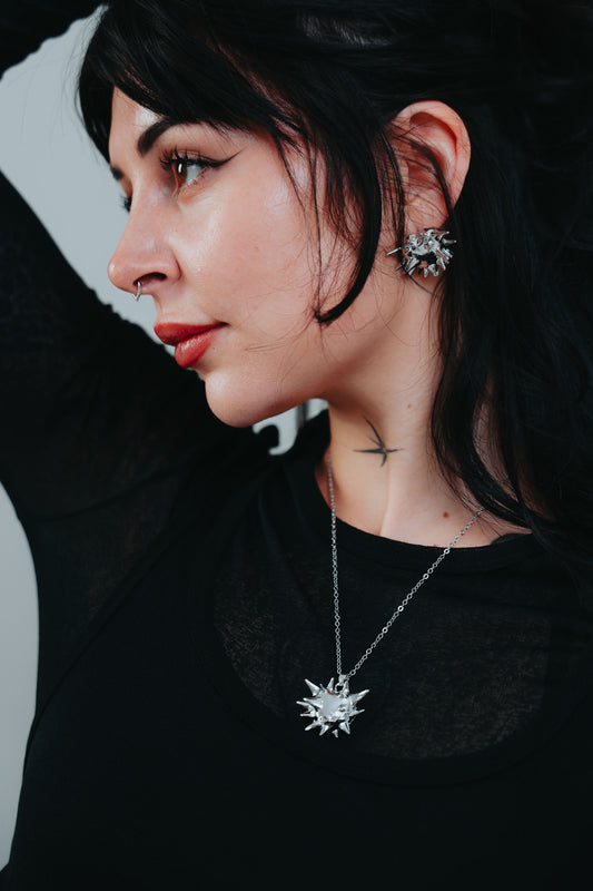 Doomed Heart Earrings