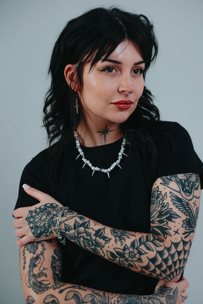 Concrete Halo Necklace