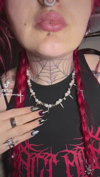 Concrete Halo Necklace